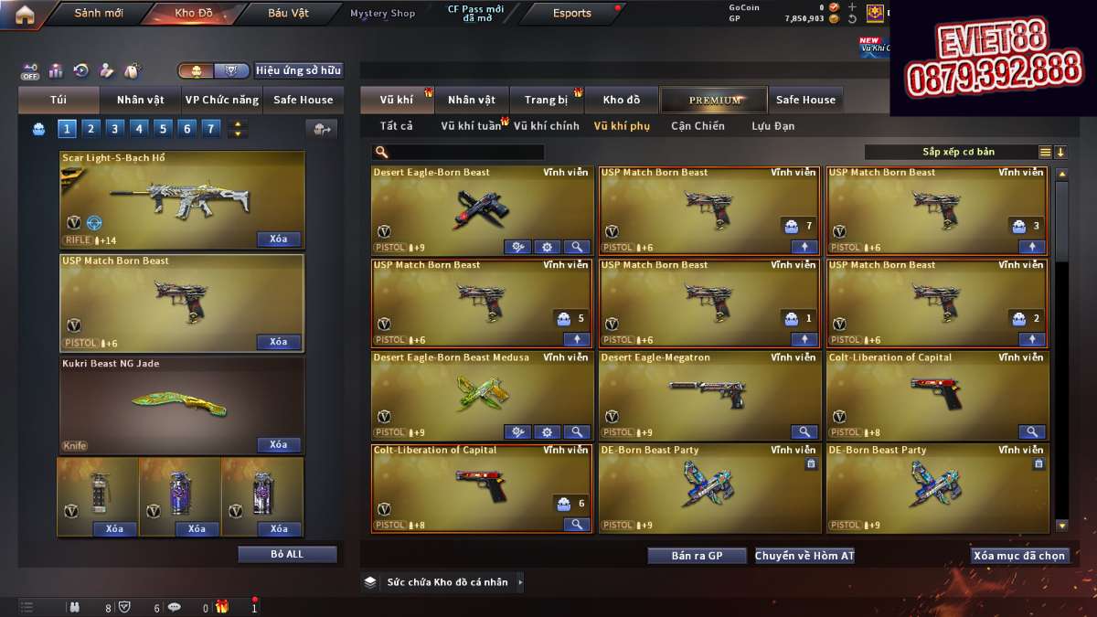 shop acc cf uy tin gia re